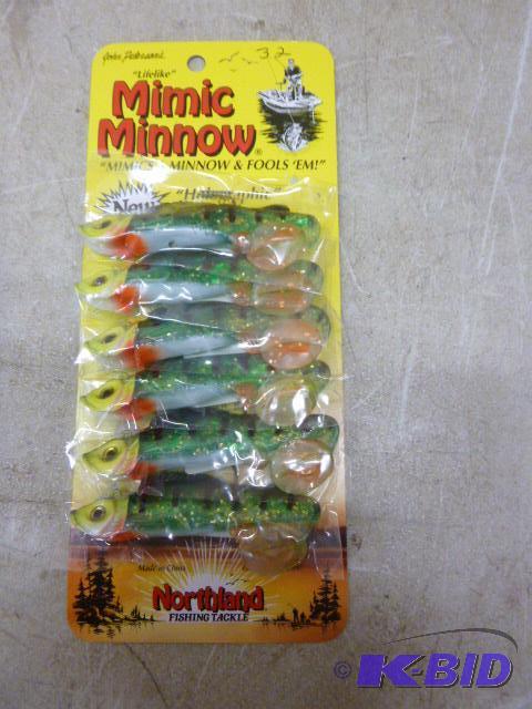 lot 333 image: Pack of 6 Northland Tackle Mimic Minnows New ...