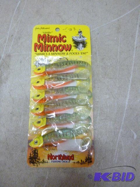 lot 334 image: Pack of 6 Northland Tackle Mimic Minnows New ...