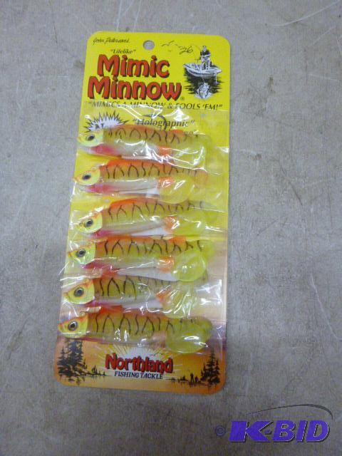 lot 336 image: Pack of 6 Northland Tackle Mimic Minnows New ...