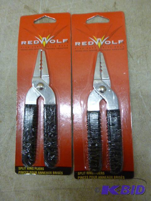 lot 375 image: 2 Red Wolf Split Ring Pliers...