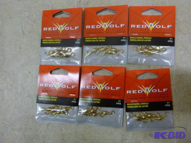 lot 394 image: 6 Packs&nbspof&nbsp4 Red Wolf #1 Brass Barr...
