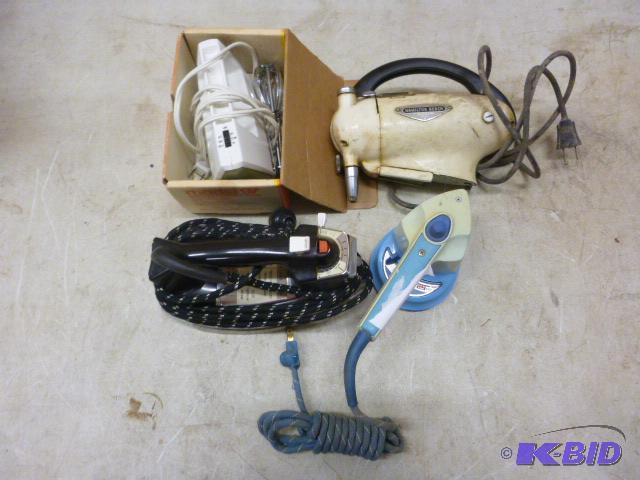 lot 429 image: 2 Irons and 2 Mixers All work....