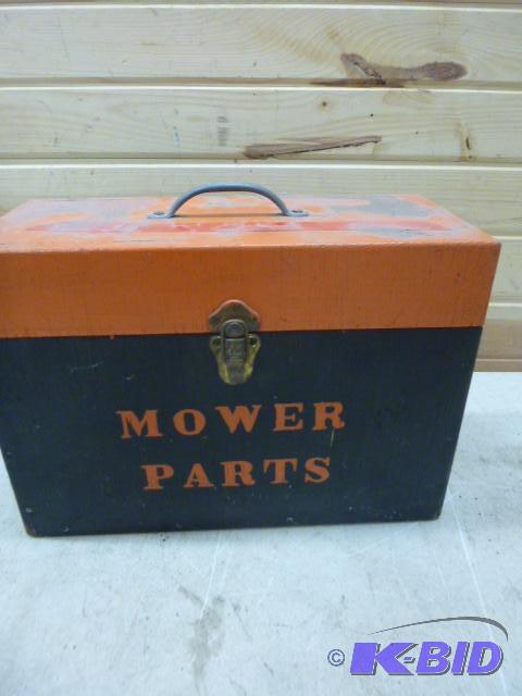 lot 444 image: Homemade Wood Tool Box 10" X 15" X ...