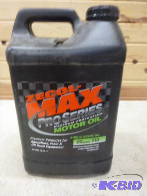 lot 447 image: Zecol-Mas Pro Series Motor Oil Single grade, ...