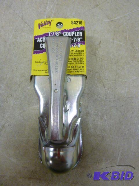 lot 59 image: Valley 1 78" Coupler 2 12" Channe...