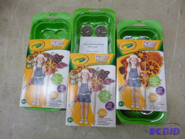 lot 89 image: 3 Crayola My First Garden Coleus rainbow mixe...