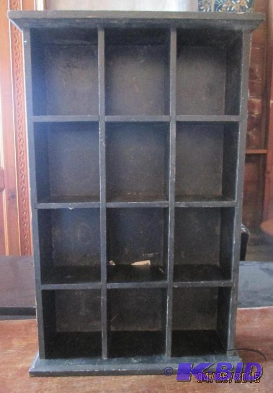 lot 34 image: Nice sized black shadow box. Measures 18"...