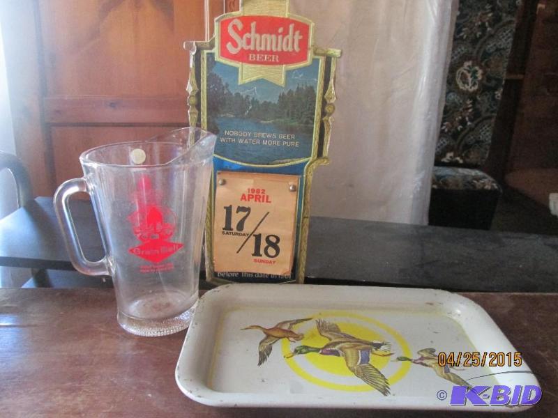 lot 57 image: miscellaneous beer memorabelia...