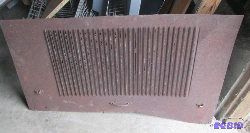 lot 66 image: Metal door from an old vehicle. Possibly engi...