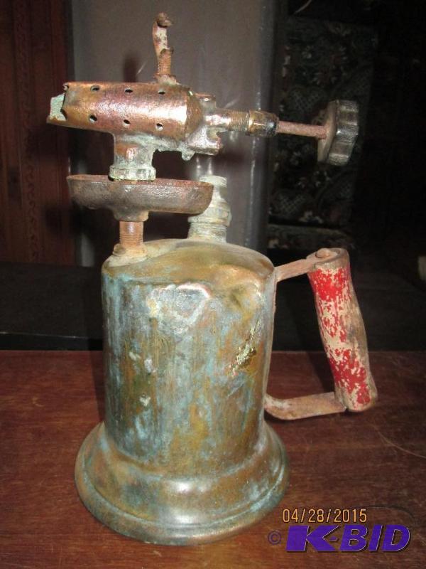 lot 69 image: Clayton & Lambert vintage torch. Dated 19...