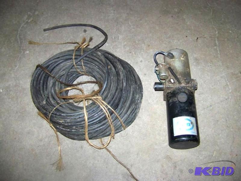 lot 26 image: JSB, Hydraulic Pump unit and miscellaneous Wire