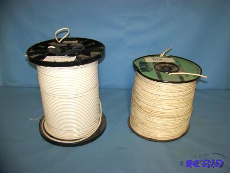 lot 24 image: (2 Partial Spools) West Penn and Belden, Cable