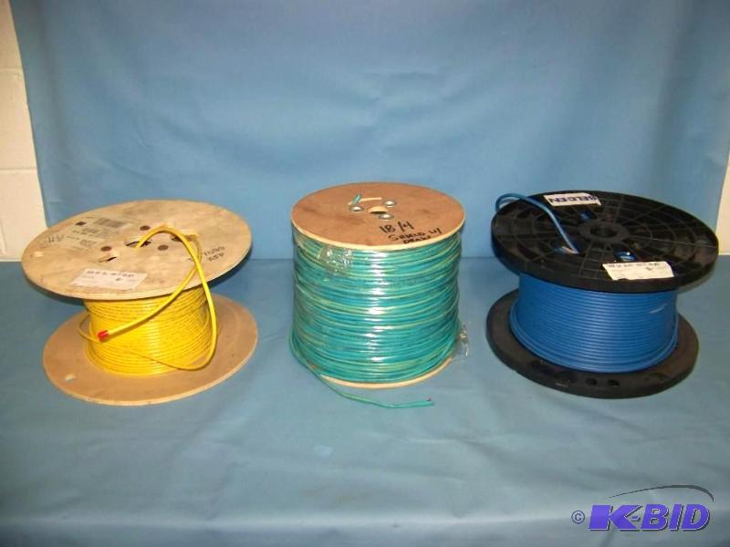 lot 25 image: (3 Partial Spools) Belden and other, Cable