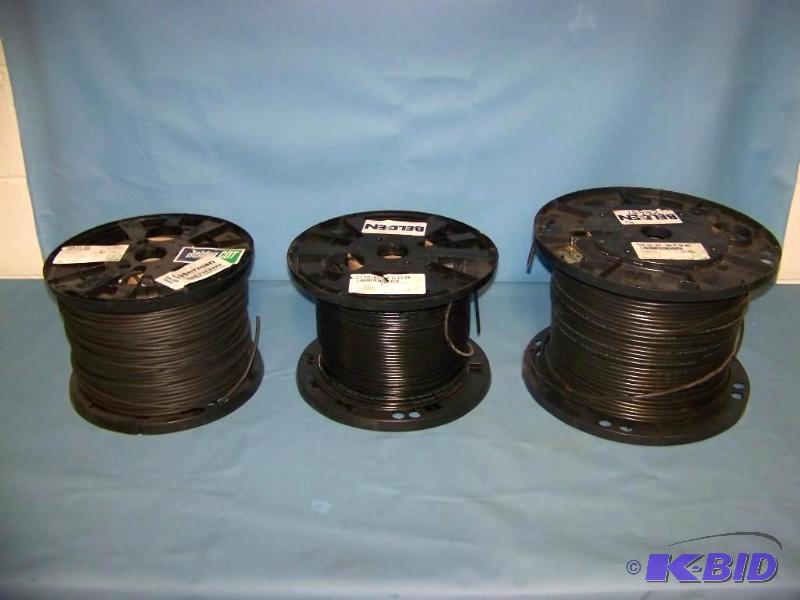 lot 26 image: (3 Partial Spools) Belden, Precision Video  Communications Cable