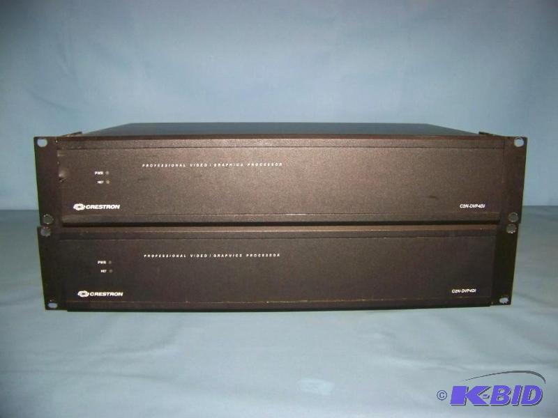 lot 41 image: (2) Crestron, 4x1 Digital Video Processors