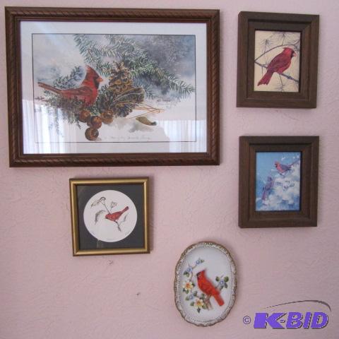 Cardinal Framed Artwork