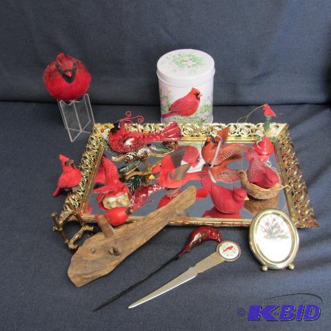 Vanity Tray, Cardinals