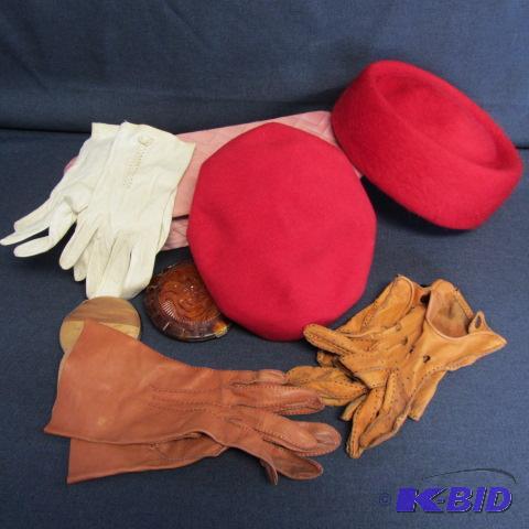 Vintage Leather Gloves, Compacts