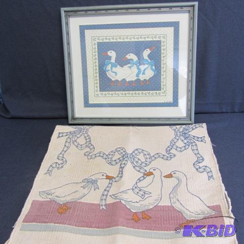 Stenciled Rug & Print
