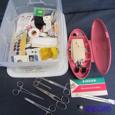Singer Buttonholer, Notions