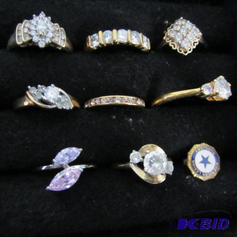 Costume Rings, Eastern Star