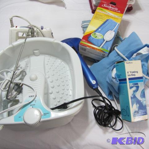 Foot Massage, Iron, Heat Pads