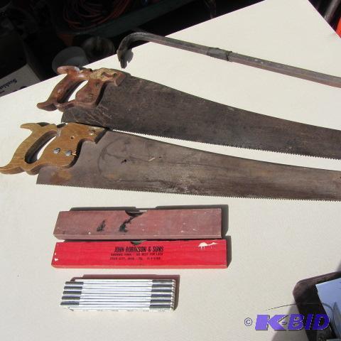 Saws, Ruler, Level