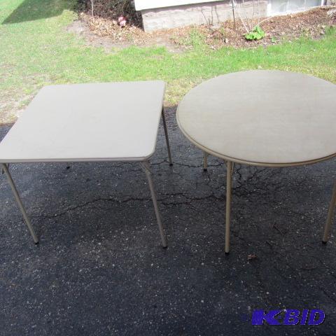 Folding tables & Pad