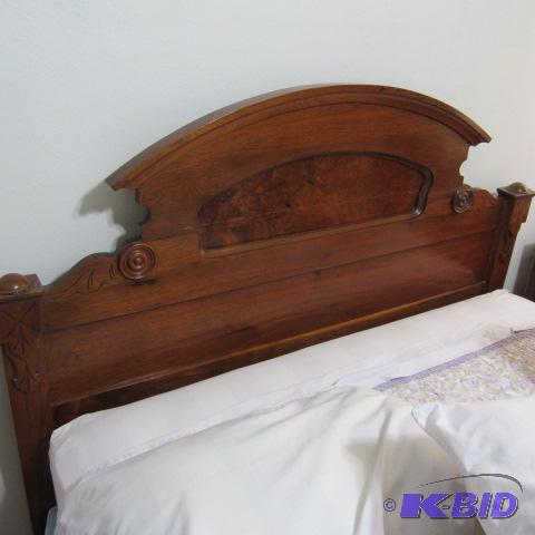 Antique Walnut Headboard