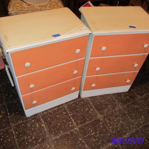 Pair Small Dressers