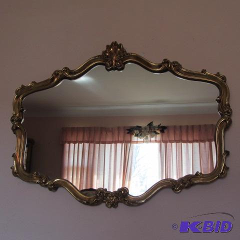 Gold Frame Wall Mirror