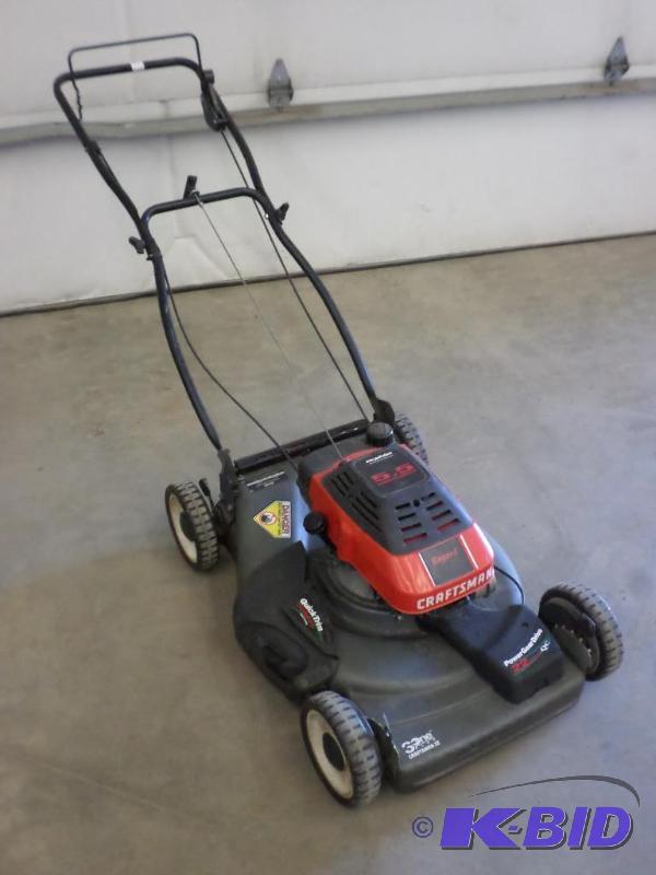 lot 14 image: Craftsman 5.5HP 21" Self-Propelled Lawn ...