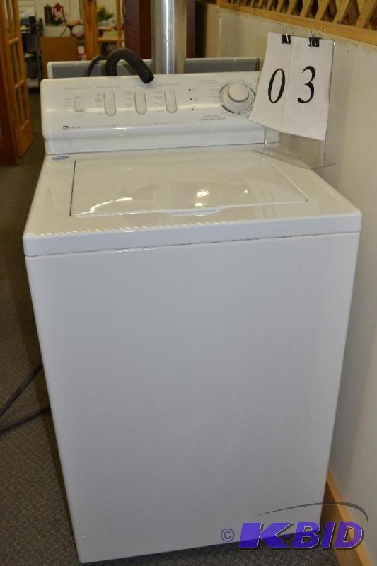 lot 3 image: Maytag Heavy Duty Washer