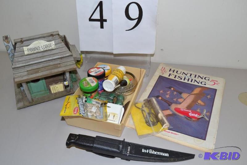 lot 49 image: Fishing items