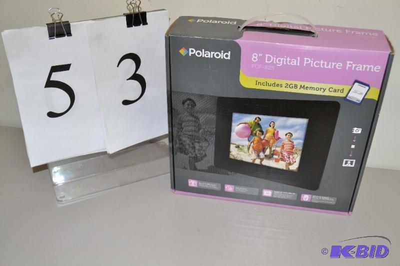lot 53 image: NEW-Polaroid 8 Digital Picture frame