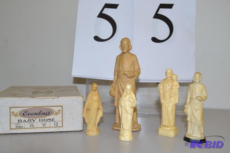 lot 55 image: Religious figurines