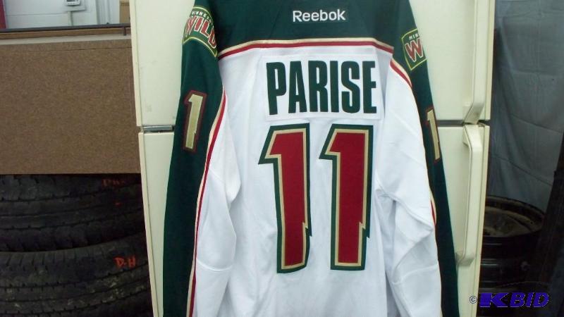 lot 1 image: Minnesota Wild Zach Parise Jersey (new never ...