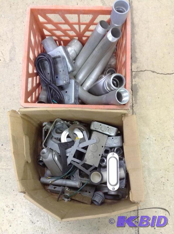 lot 27 image: Lot of Pipe and Pipe Connectors