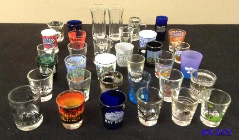 lot 3 image: Souvenir Shot Glasses