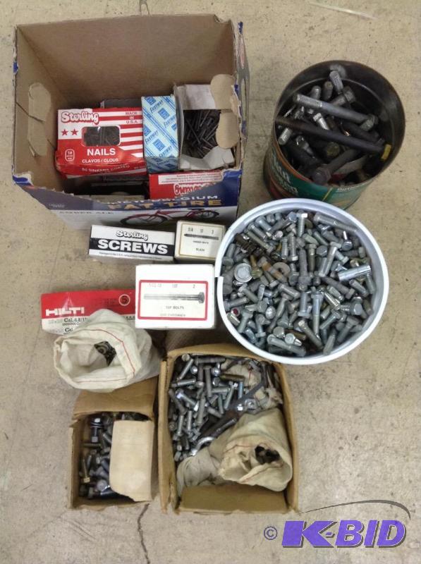 lot 43 image: Bolts, Washers, Screws and Nails