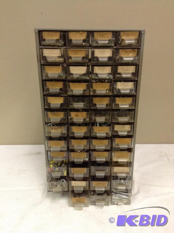 lot 8 image: Parts Bins with Contents