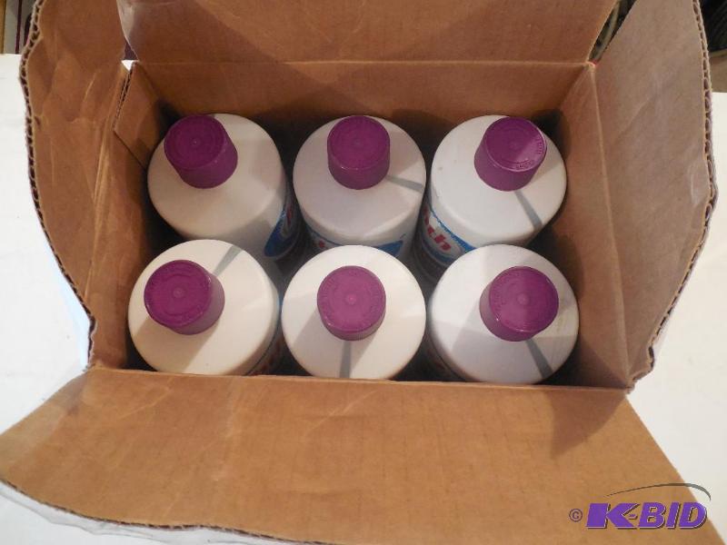 lot 10 image: 1 case of HTH Pool Cleaner 6 Bottles