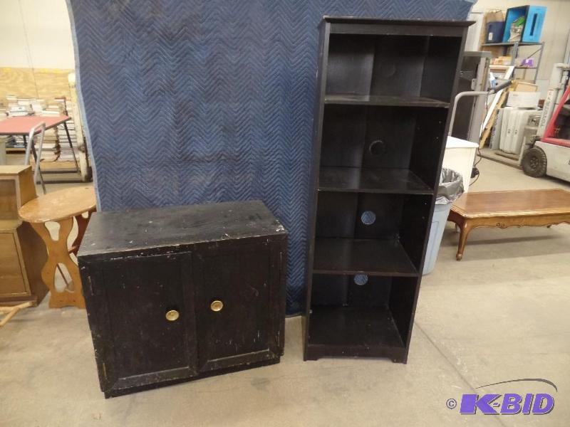 Cabinet and Bookshelf