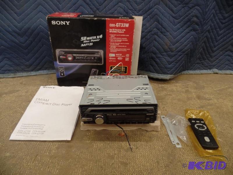 Car CD Receiver with MP3WMA Playback