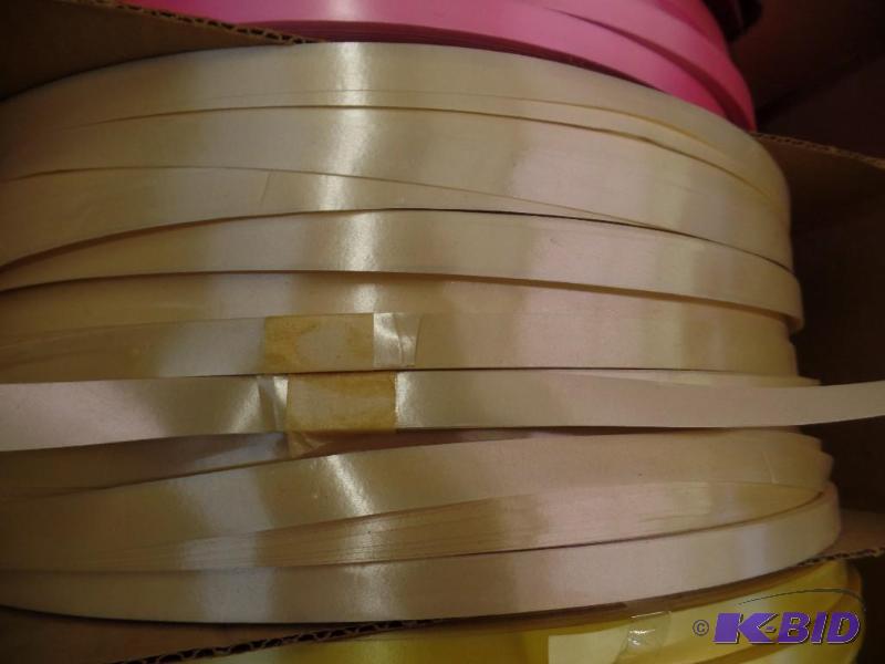 14 Rolls of Cream Ribbon (1000 Yd. each)