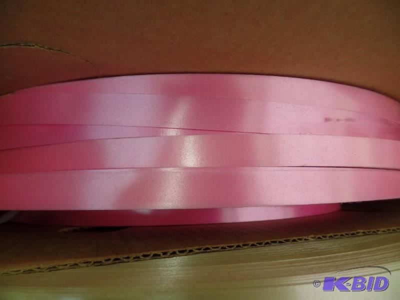 4.5 Rolls of Pink Ribbon (1000 Yd. each)