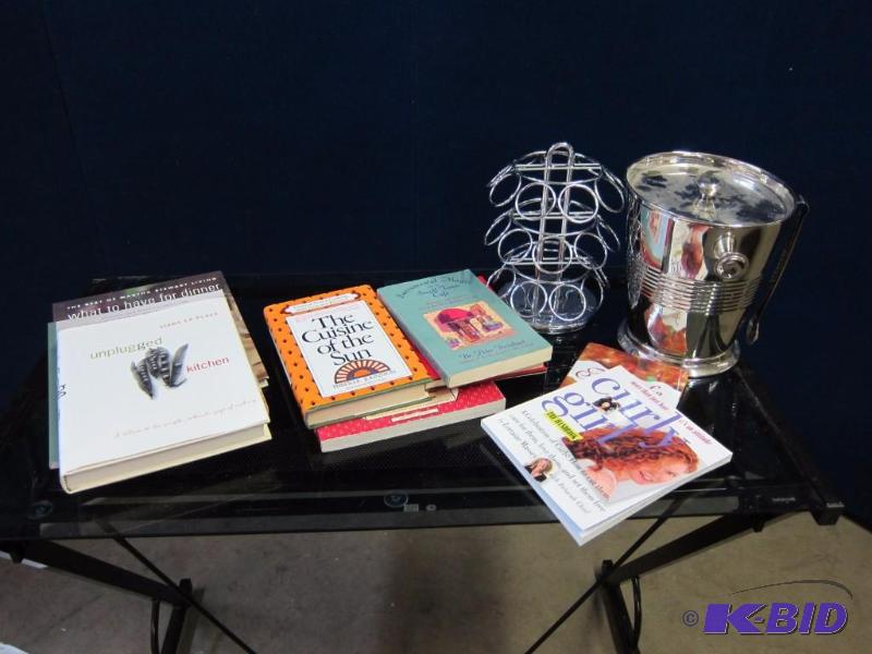 Ice Bucket and Books