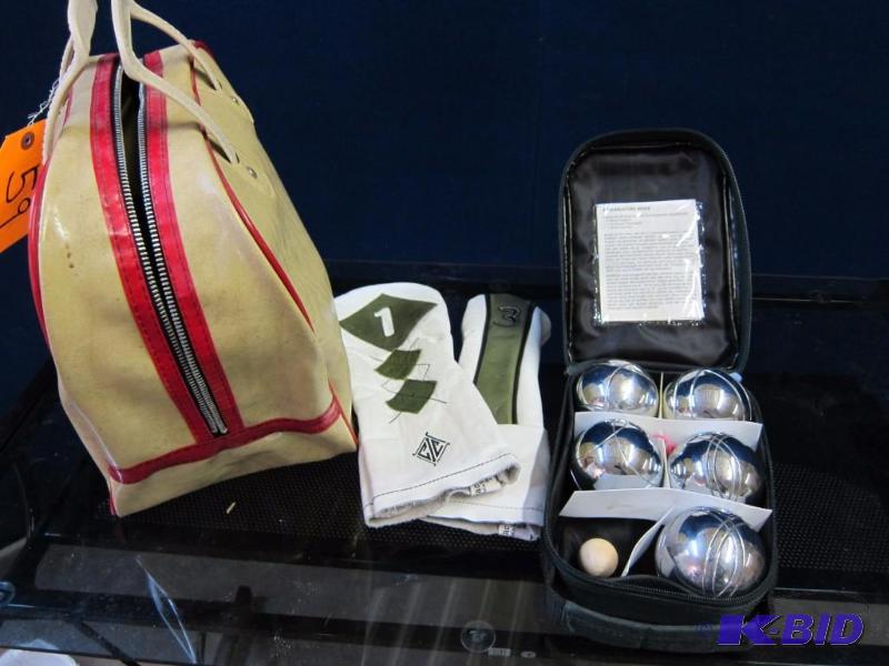 Bowling Ball and Boule Balls