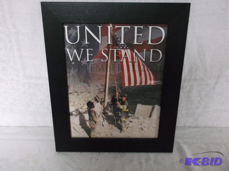 United We Stand September 11th, 2001 framed p...