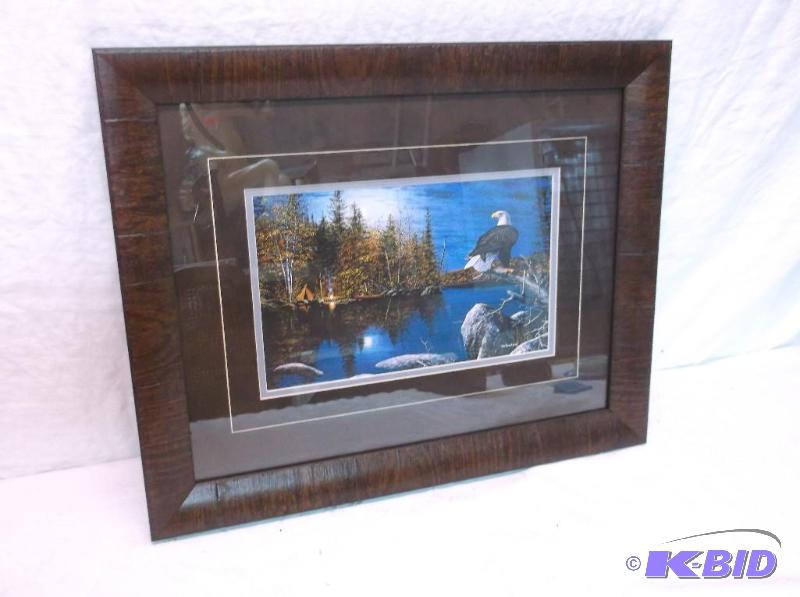 Beautiful double matted framed print by Jim H...